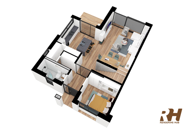 Floorplan Of a Duplex House