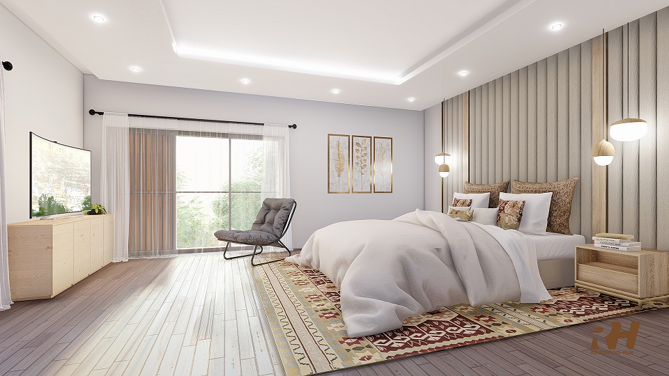 Interior design bed room