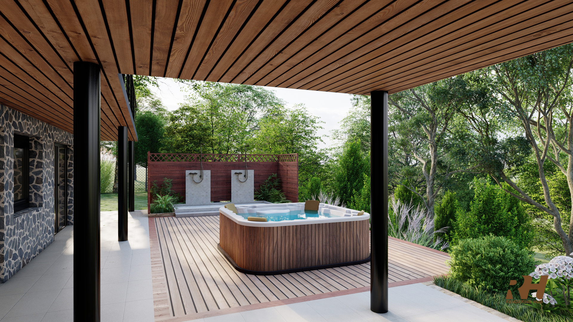 pool exterior design